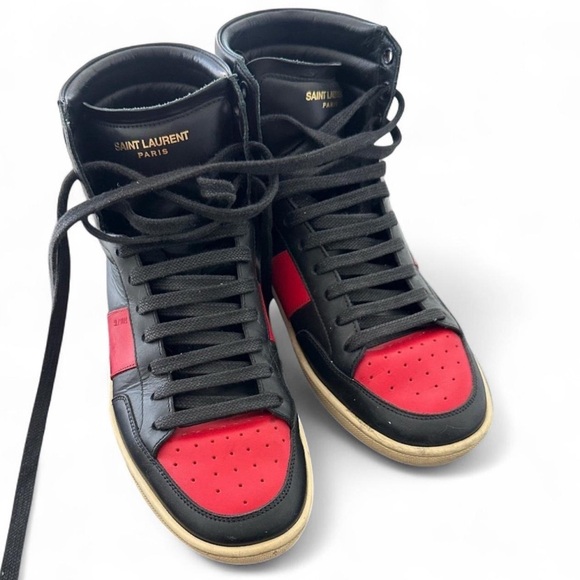 Yves Saint Laurent Other - Saint Laurent YSL SL 10H Leather High-Top Sneaker Size 40 7